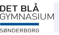Blå gymnasium logo